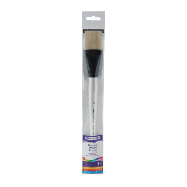 Daler-Rowney Graduate Bristle Brush Long Handle Bright
