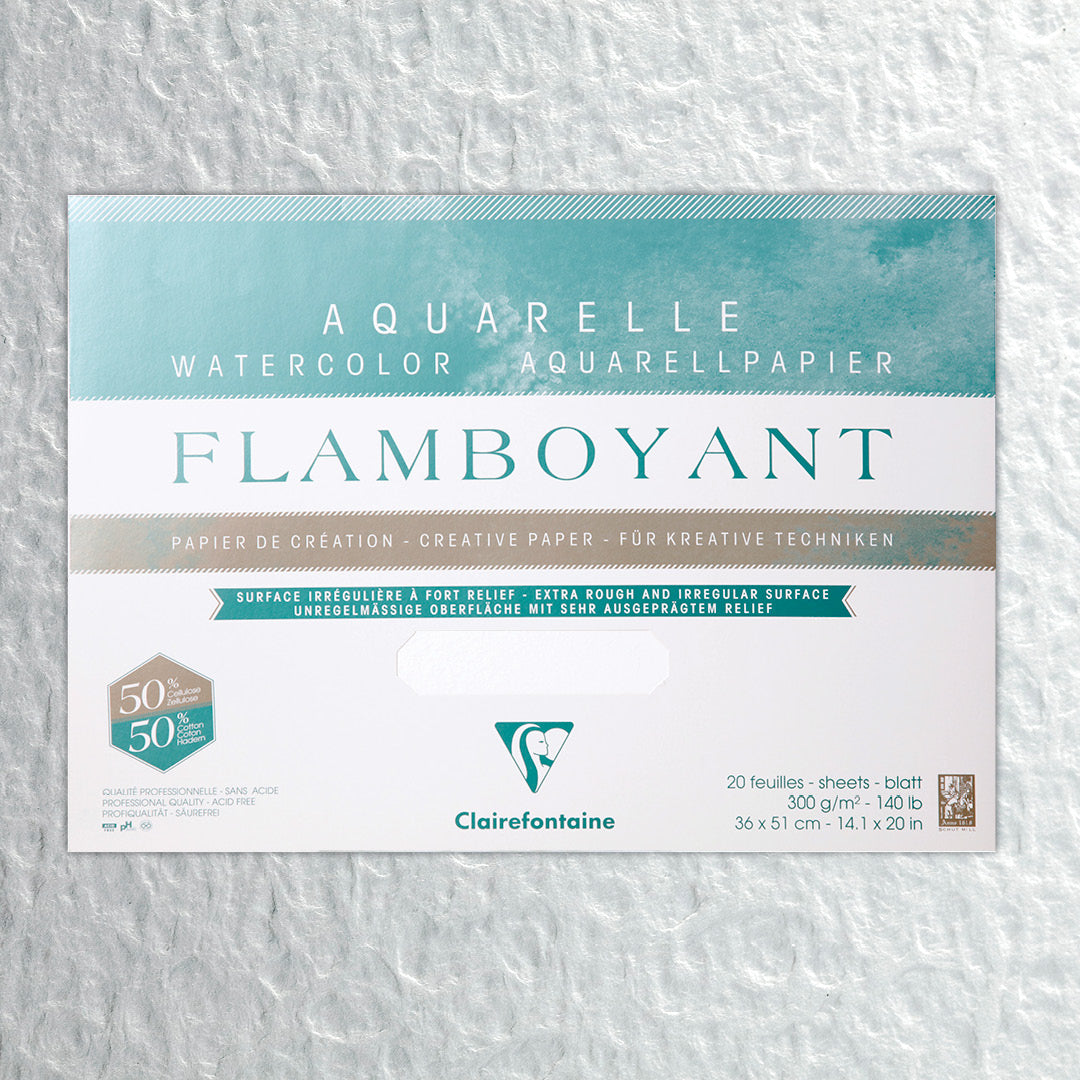 Clairefontaine Flamboyant 50% Cotton Watercolour Blocks