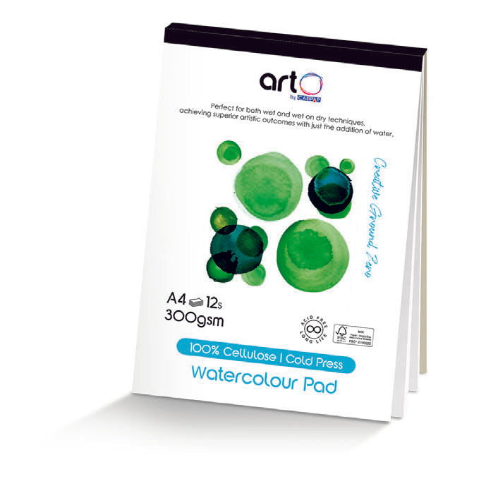 Arto 100% Cellulose Watercolour Pads