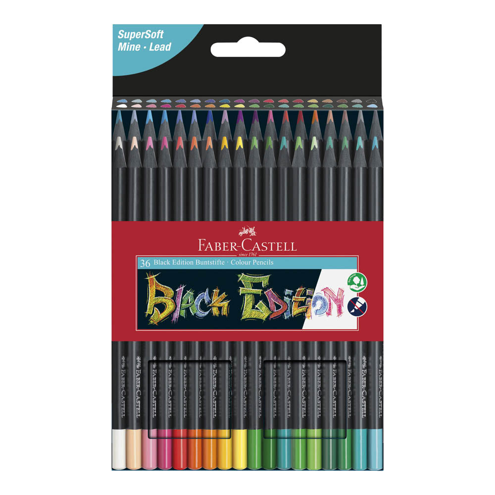 Faber Black Basic Soft Pencils