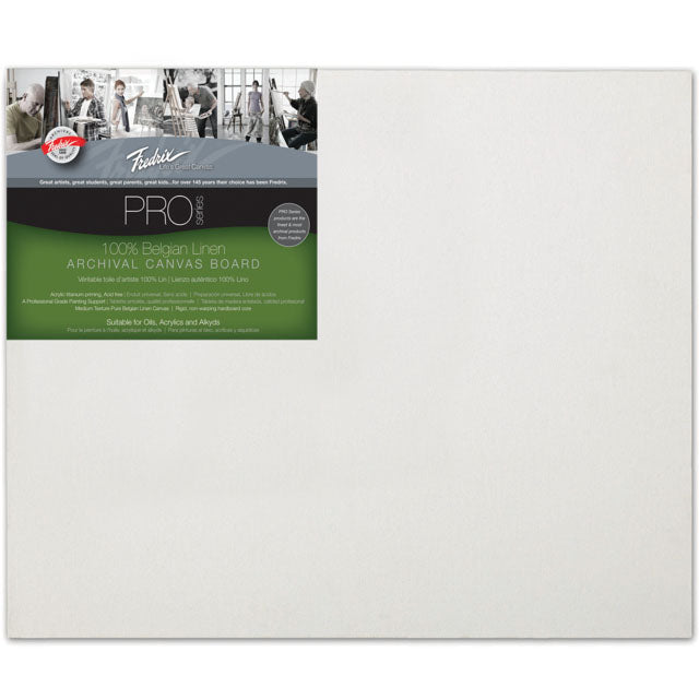 Fredrix Pro Series Archival Belgian Linen Canvas Boards