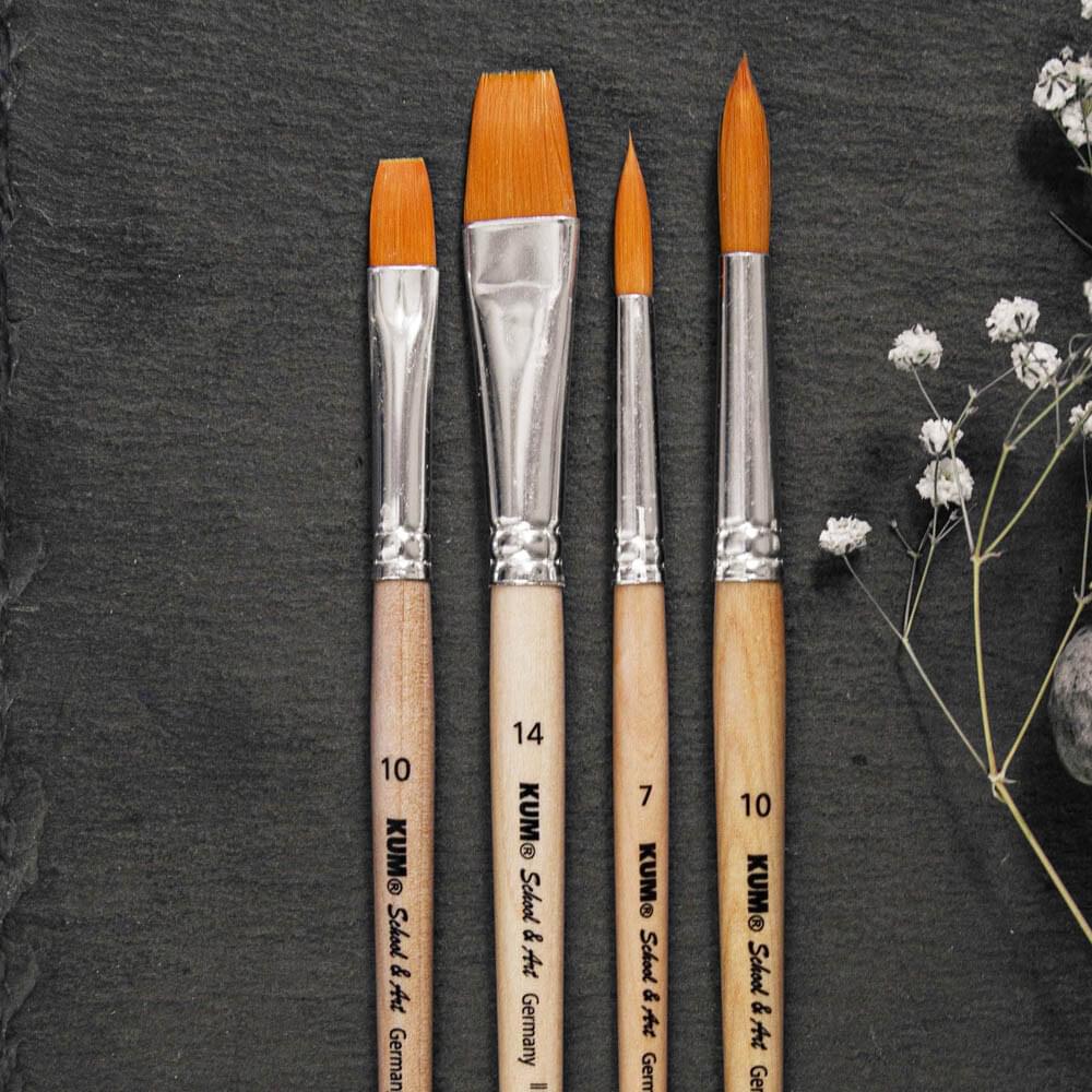KUM School & Art Brushes | Round