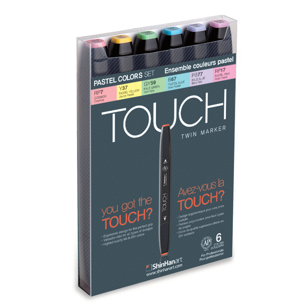 ShinHan Touch Twin Marker Sets of 6