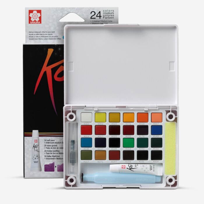 Koi Watercolour Field Box Set 24