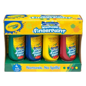 Crayola Washable Finger Paint Set of 4