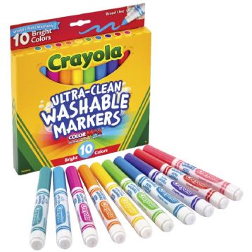 Crayola Washable Broadline Bulk Pack Markers