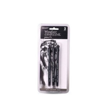 Sinoart Woodless Charcoal Pencil Set of 3