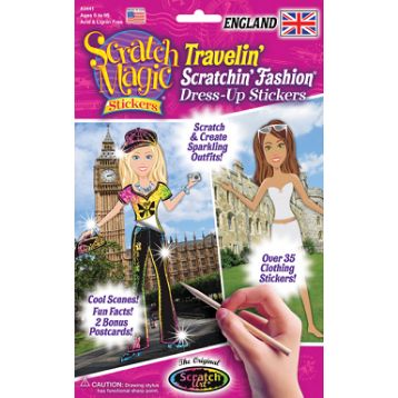 Scratch Magic Travelin' Fashion Fun Kit - USA