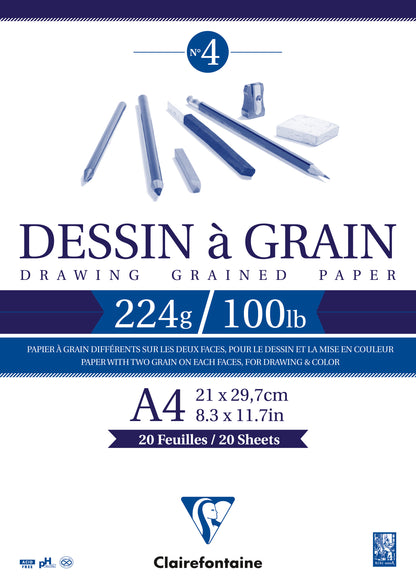 Clairefontaine Dessin A Grain Drawing Pads