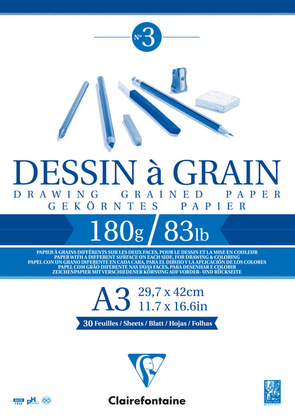 Clairefontaine Dessin A Grain Drawing Pads