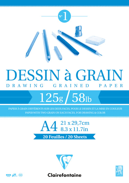 Clairefontaine Dessin A Grain Drawing Pads