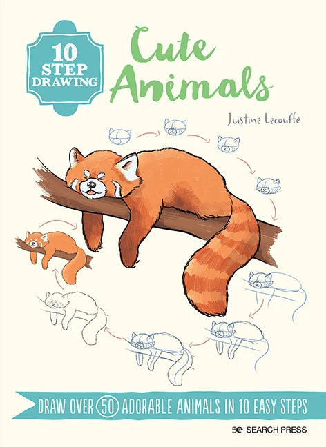 10 Step Drawing Cute Animals