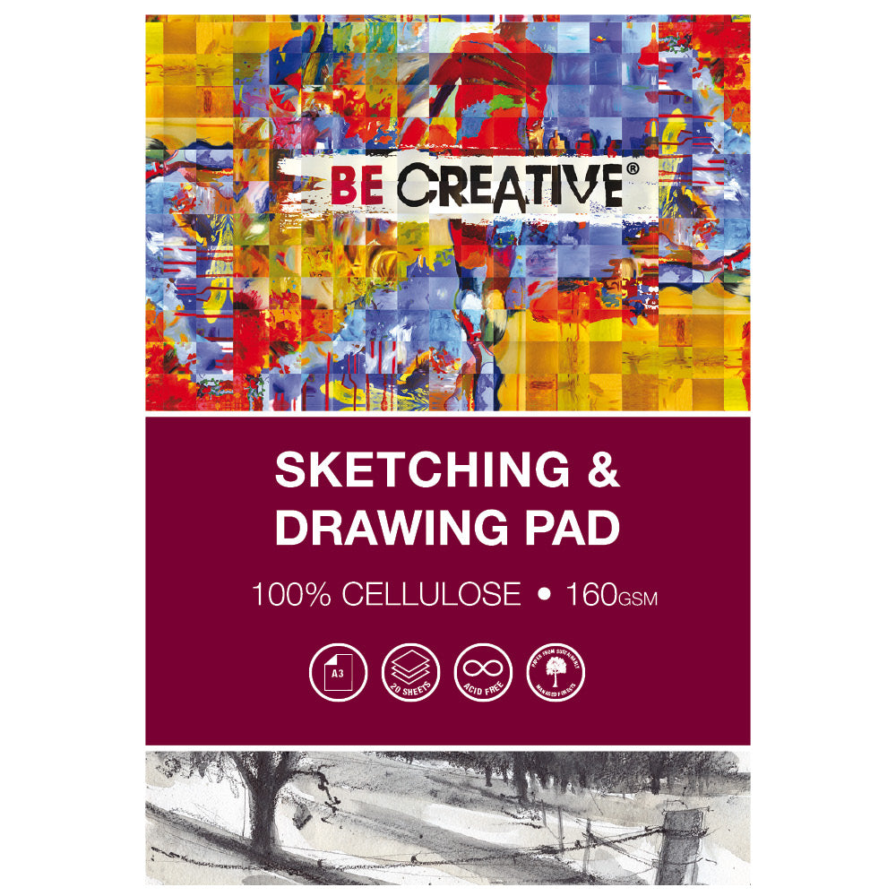 Be Creative Sketching & Drawing Pads