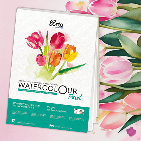 Arto Studio 25% Cotton Watercolour Pad