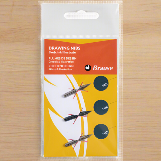 Brause Drawing Nib Set of 3