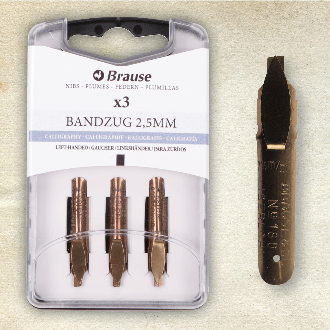 Brause Bandzug Nibs | Left Handed 2.5mm