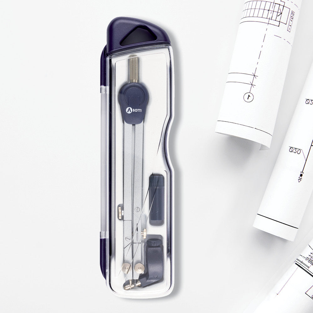 Botti 155mm Joint Leg Zinc Compass + Leads + Rapidograph – Arthouse Direct