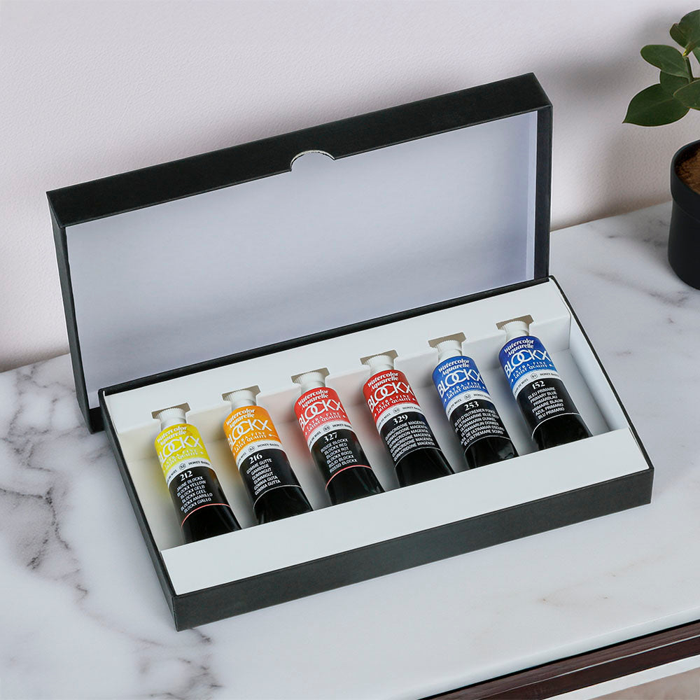 Blockx Watercolour Primary Set 6x15ml