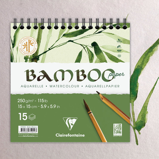 Clairefontaine Bamboo Watercolour Sprial Pads