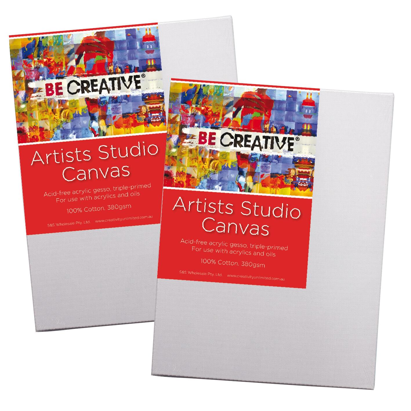 Be Creative Artists Studio Stretched Canvas | Standard