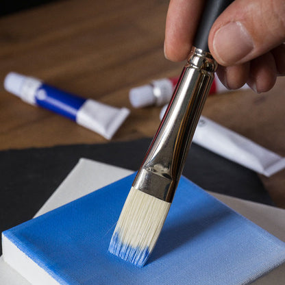 KUM Black Line Handmade Oil Brushes | Flat