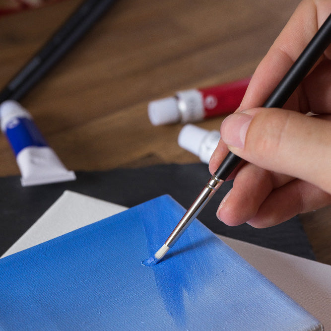 KUM Black Line Handmade Oil Brushes | Round