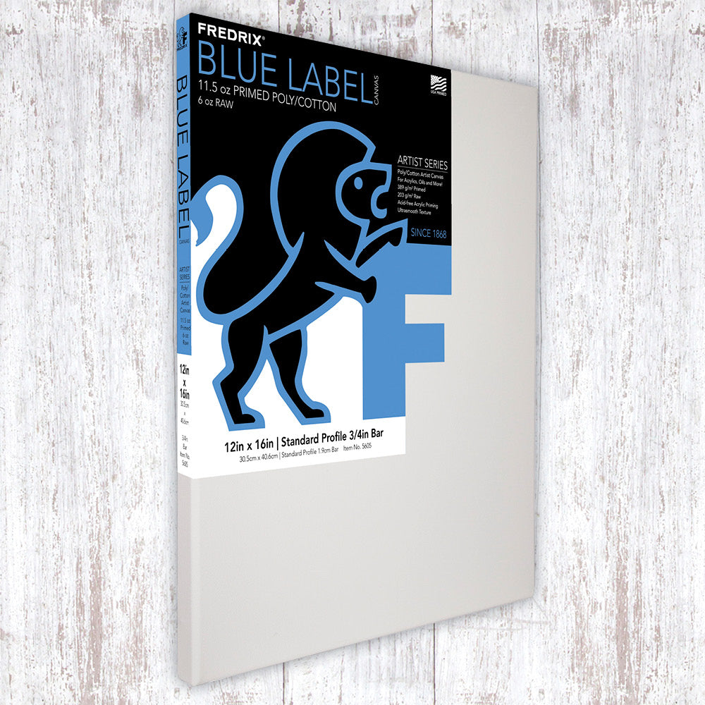 Fredrix Blue Label Stretched Canvas | Artist Series