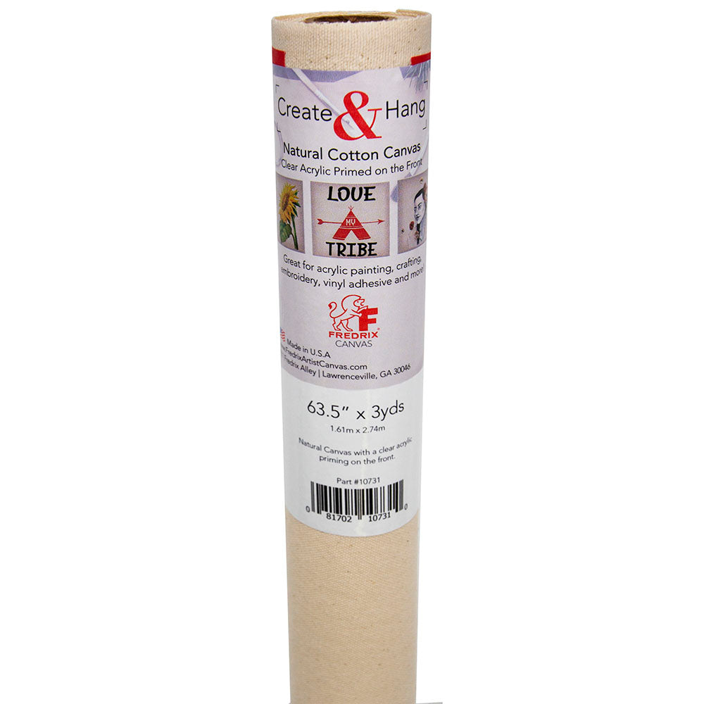 Fredrix Clear Primed Canvas Rolls | Artist Series