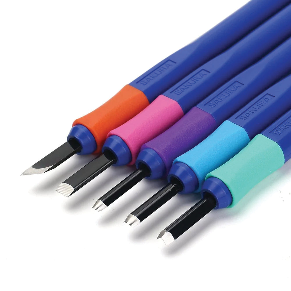 Polycarve Tools Sakura Carving Tools Set 5 – Arthouse Direct