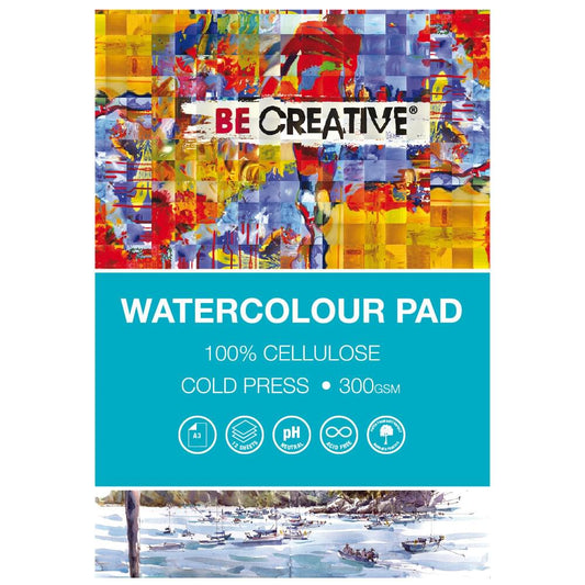 Be Creative 100% Celloulose Watercolours Pads