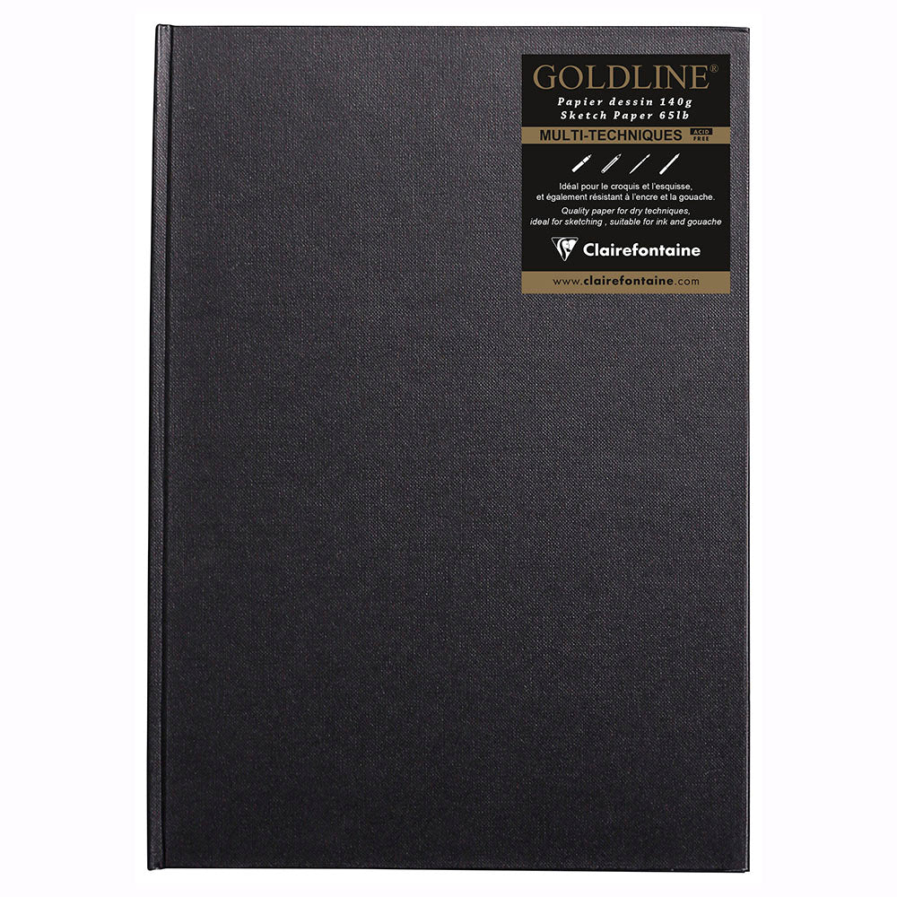 Goldline White Hardcover Sketchbook