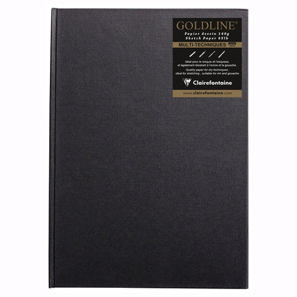 Goldline White Hardcover Sketchbook