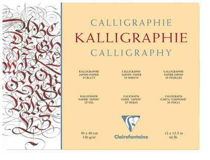 Clairefontaine Ivory Calligraphy Pads | Pad of 25