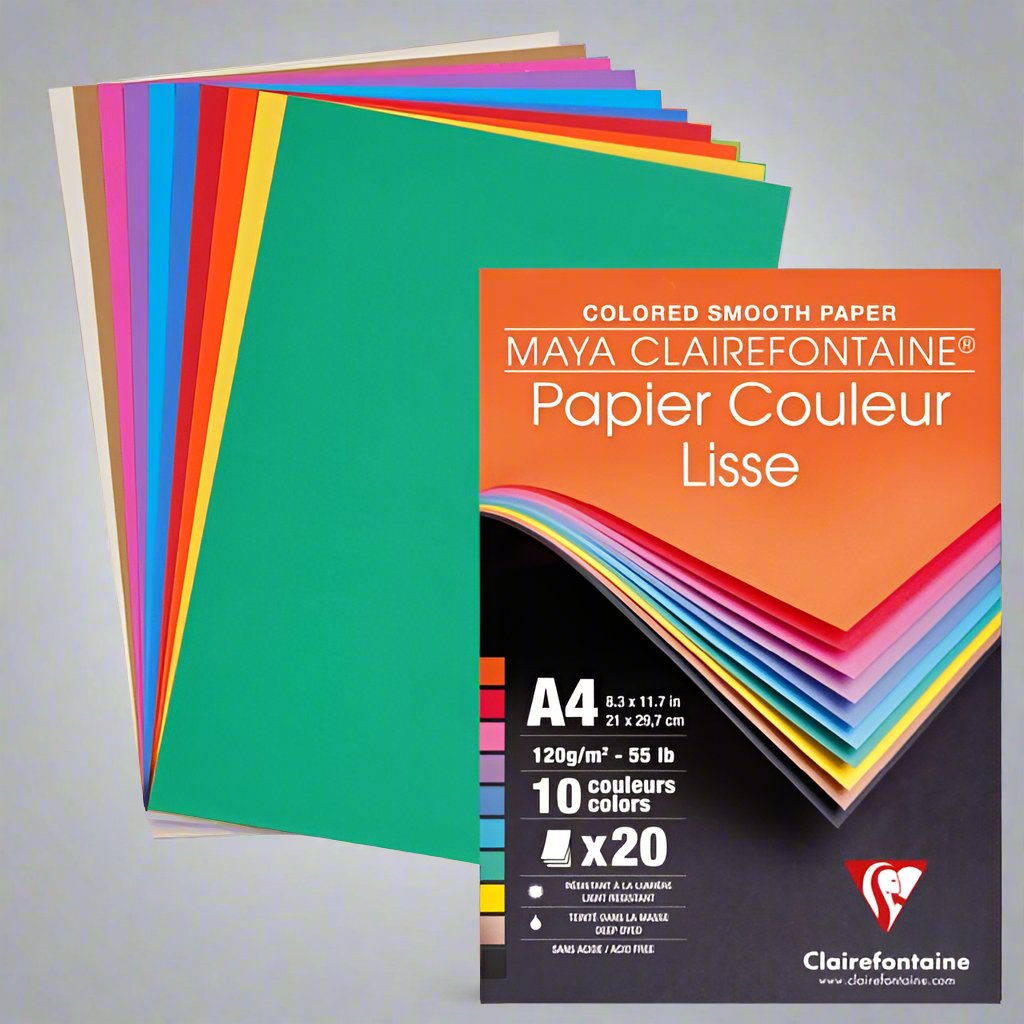 Clairefontaine Maya Coloured Paper | Pad of 20