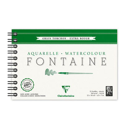 Fontaine 100% Cotton Watercolour Paper | Torchon Spiral Pads
