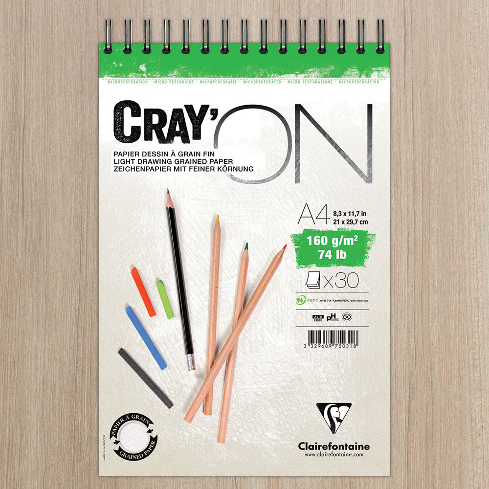 Clairefontaine Cray'ON Drawing Pads