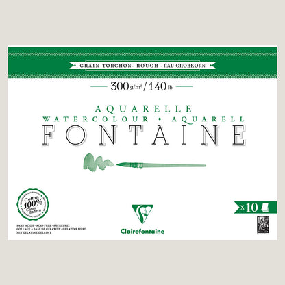 Fontaine 100% Cotton Watercolour Paper | Torchon Pads