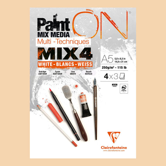 Clairefontaine Paint'On Mix 4 Pads