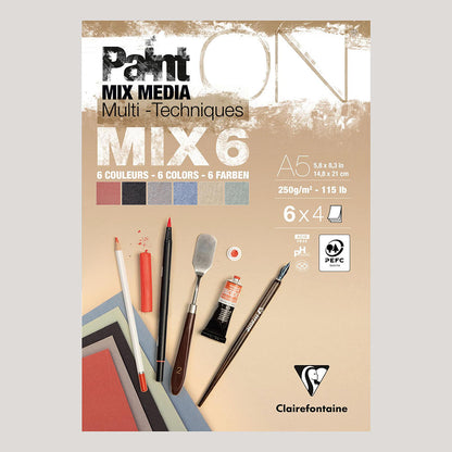 Clairefontaine Paint'On Mix 6 Pads