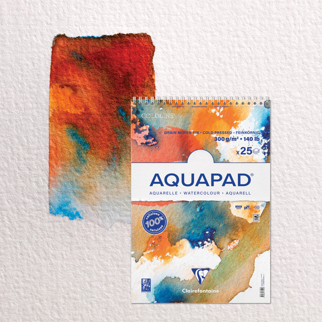 Clairefontaine Goldline Spiral Aquapads