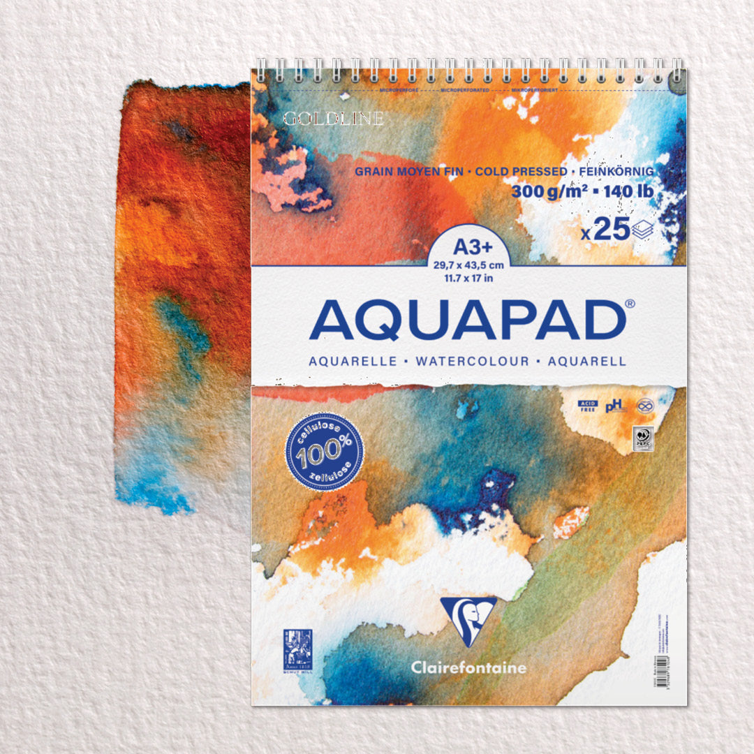 Clairefontaine Goldline Spiral Aquapads