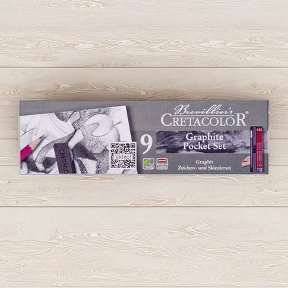 Cretacolor Graphite Pocket Sketching Set