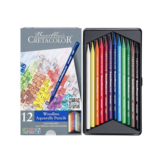 Cretacolor AquaMonolith Woodless Watercolour Pencils I Assorted Sets