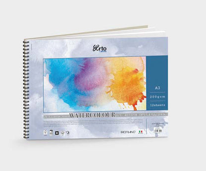 Arto F Series 25% Cotton Spiral Watercolour Pads