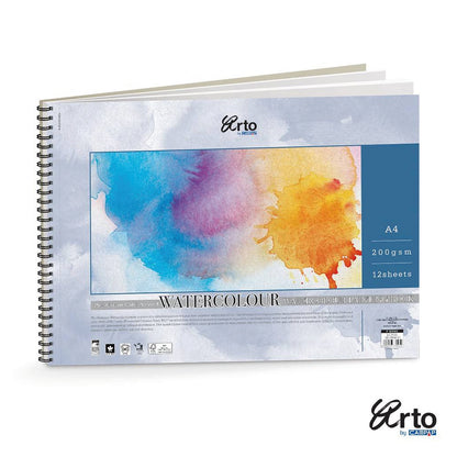 Arto F Series 25% Cotton Spiral Watercolour Pads