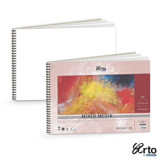 Arto 'F' Series Mixed Media Spiral Pad