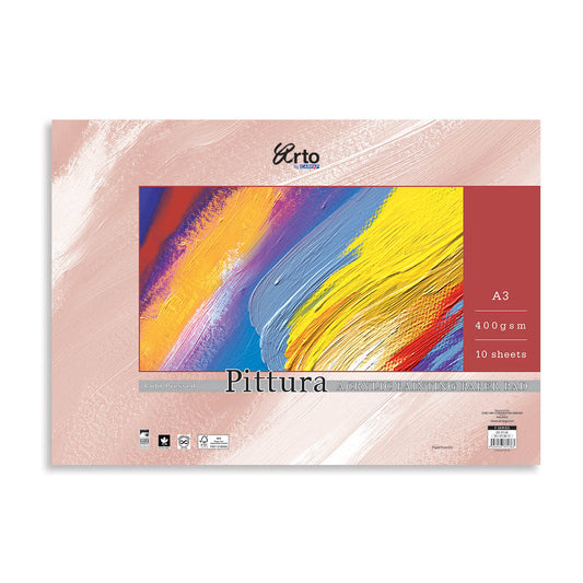 Arto 'F' Series Acrylic Painting Paper | Pack of 10