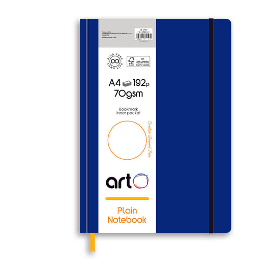 Arto Hardcover Notebooks with Elastic Closure