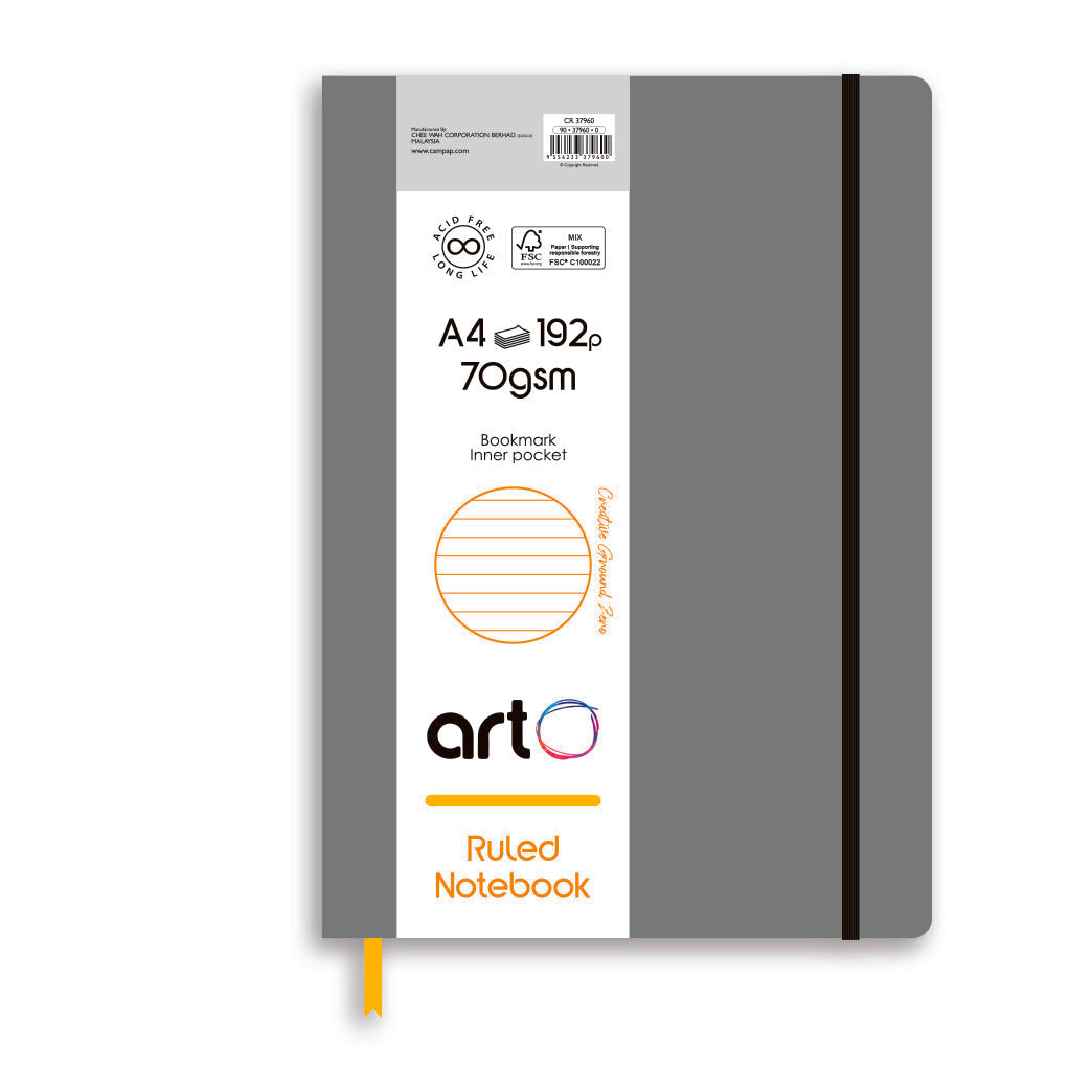 Arto Softcover Notebooks with Elastic Closure