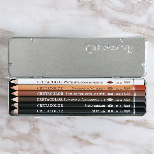 Cretacolor Oil Pencil Sketching Set
